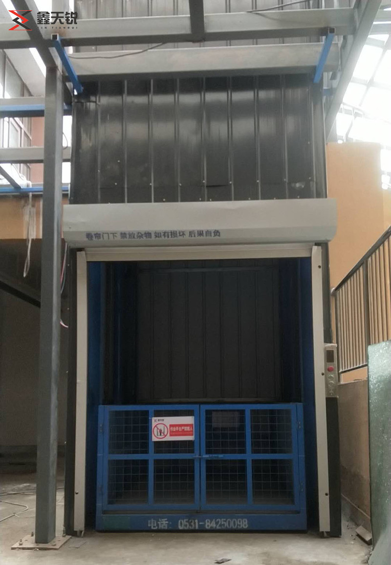 扬州双轨双缸液压货梯